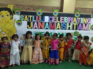 Junior Satlujians celebrated Janamashtami